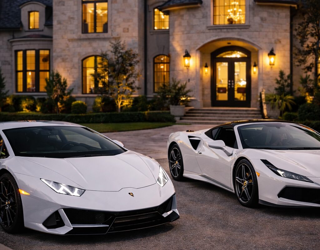 exotic car rental Dallas for brand marketing campaigns and luxury content creation
