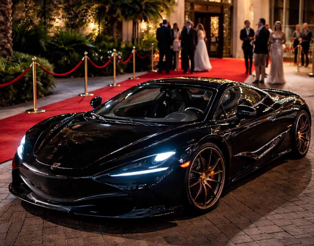 exotic car rental Dallas for special events and parties luxury car service