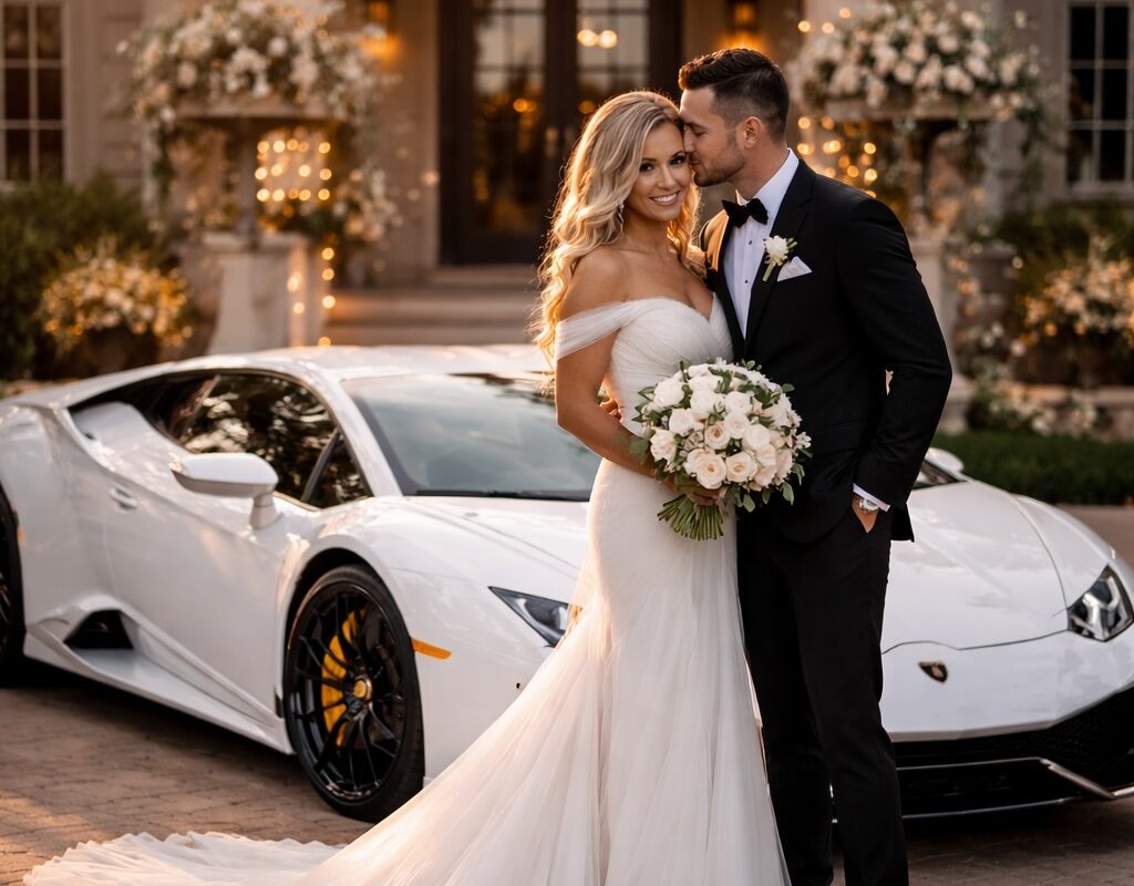 exotic car rental Dallas for weddings luxury wedding car service Dallas TX